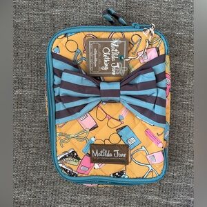 Matilda Jane Kids Lunch Box - Yellow and Blue with Bow NWT